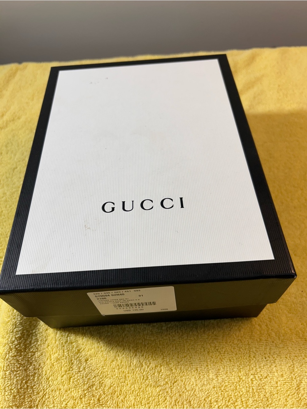 Gucci Kids Tan & Brown GG Canvas Leather Lace-Up Shoes - Picture 6 of 9